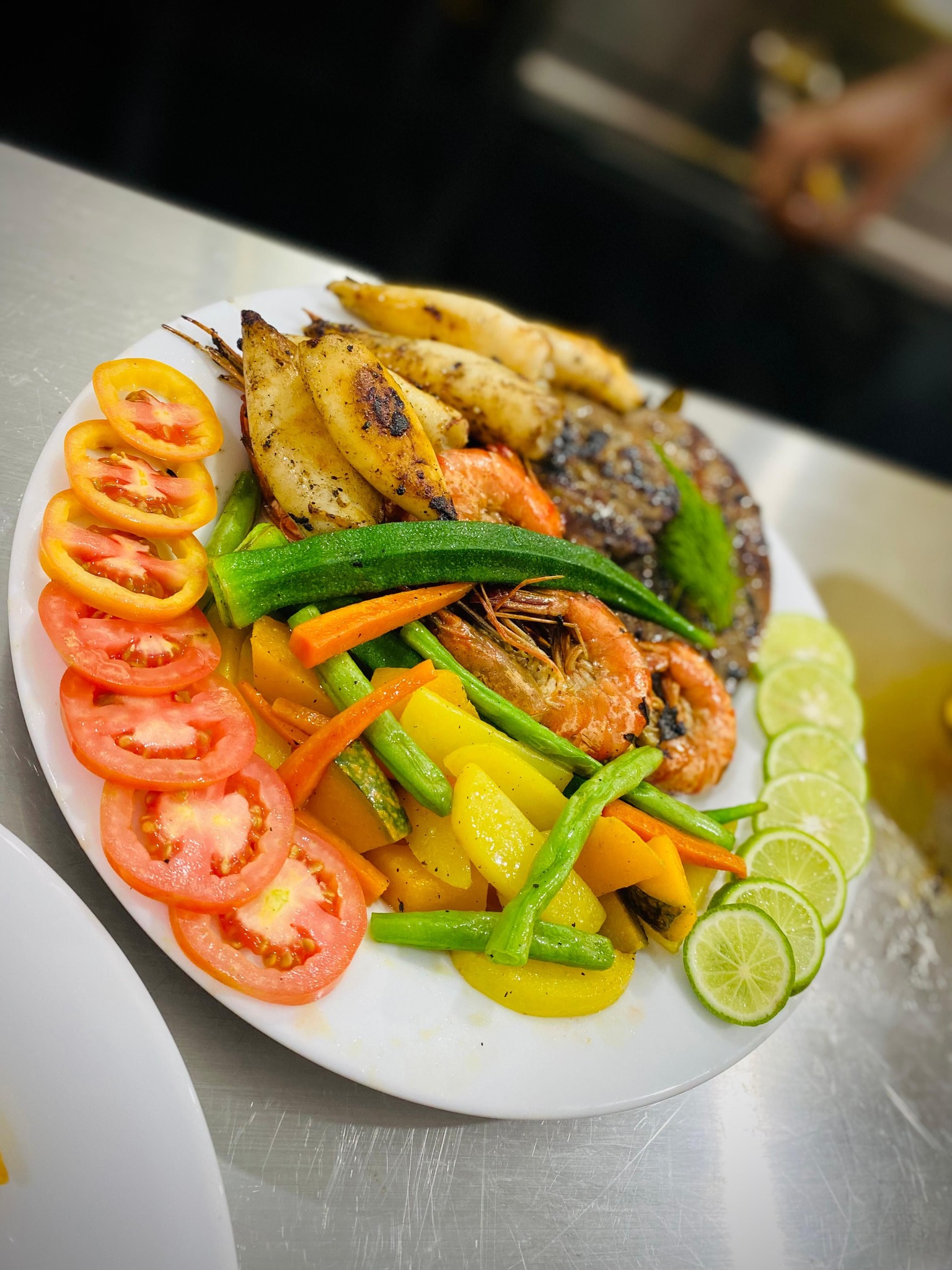 Fresh seafood platter